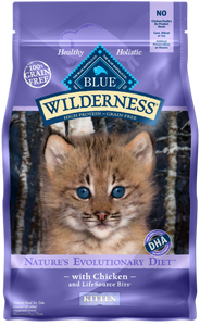 Blue Buffalo Wilderness Kitten High-Protein Grain-Free Chicken Recipe Dry Cat Food