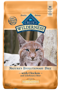 Blue Buffalo Wilderness High-Protein Grain-Free Adult Weight Control Chicken Recipe Dry Cat Food