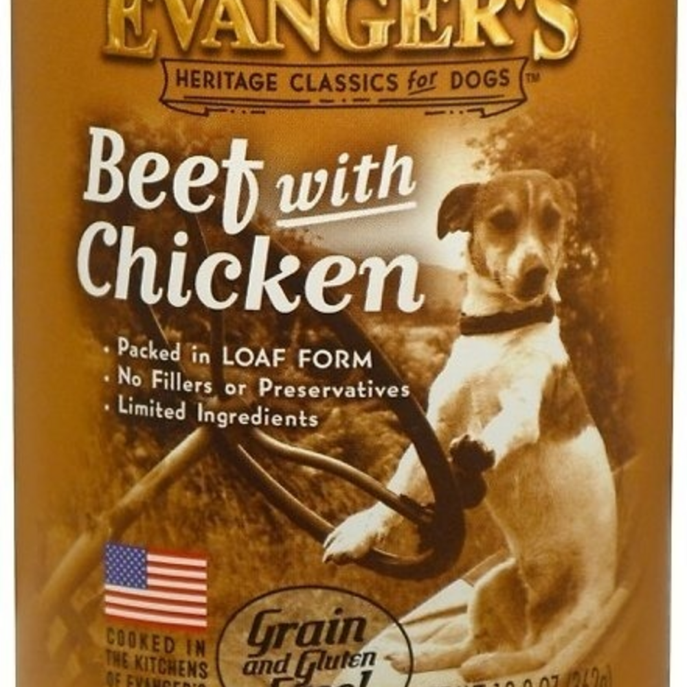 Evangers Beef with Chicken Canned Dog Food