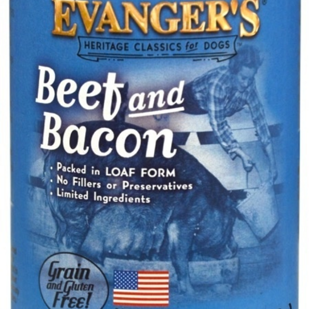 Evanger's Classic Beef with Bacon Canned Dog Food