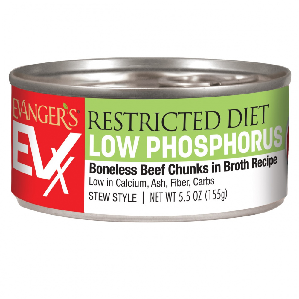 
                  
                    Evangers EVX Restricted Diet Low Phosphorus Boneless Beef for Cats
                  
                