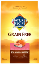 Load image into Gallery viewer, Nature&#39;s Recipe Grain-Free Salmon, Sweet Potato &amp; Pumpkin Recipe Dry Dog Food