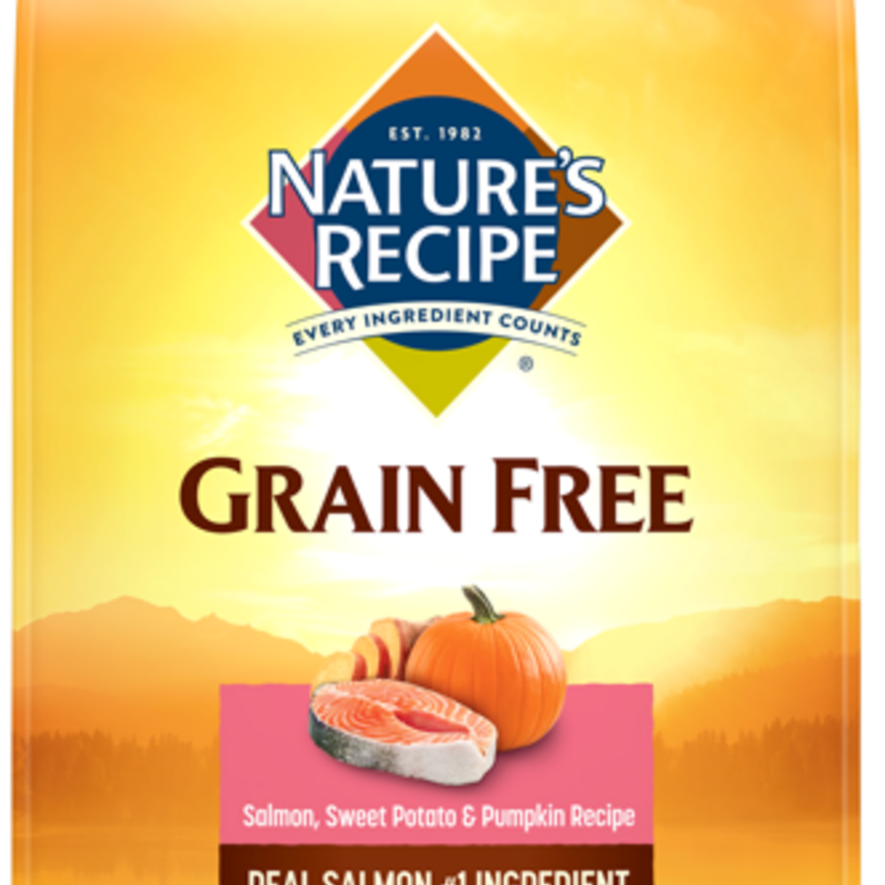 Nature's Recipe Grain-Free Salmon, Sweet Potato & Pumpkin Recipe Dry Dog Food