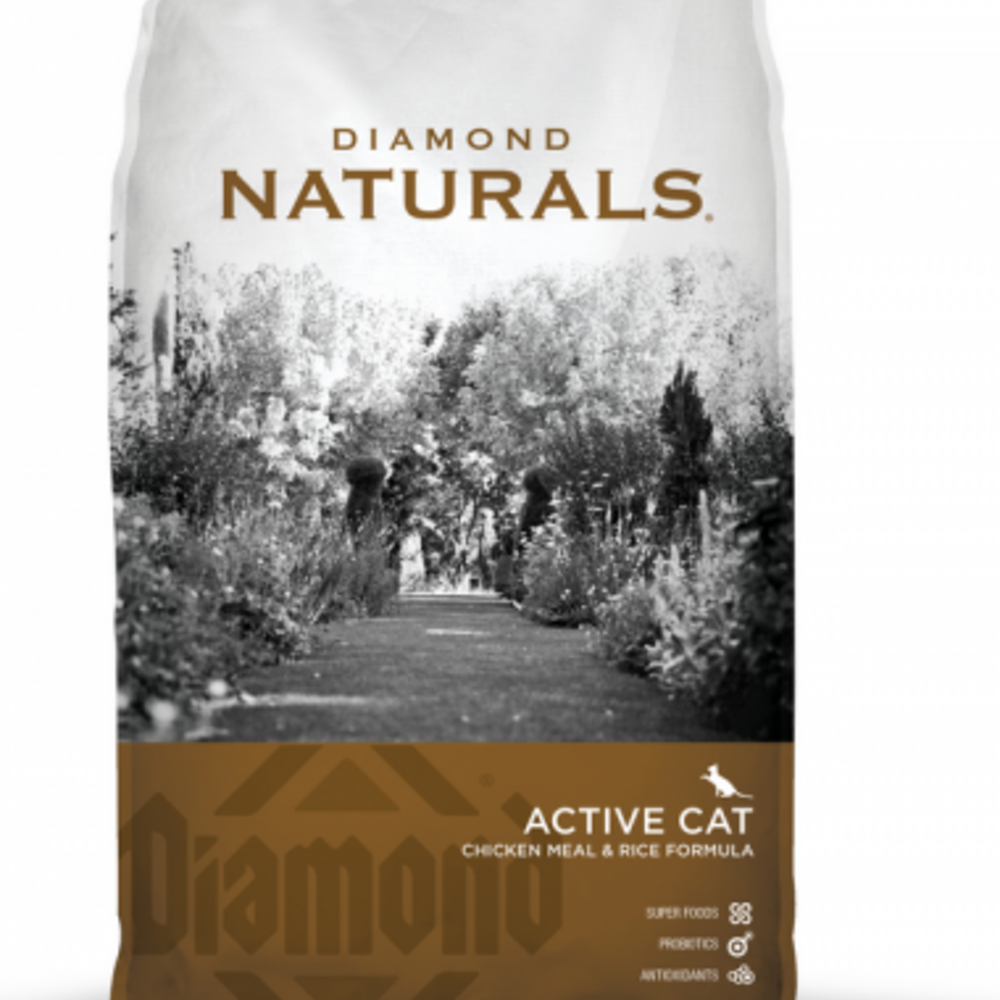 Diamond Naturals Active Cat Chicken Meal & Rice Formula Dry Cat Food