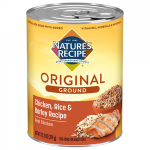 Nature's Recipe Easy to Digest Chicken Rice Barley Homestyle Ground Canned Dog Food