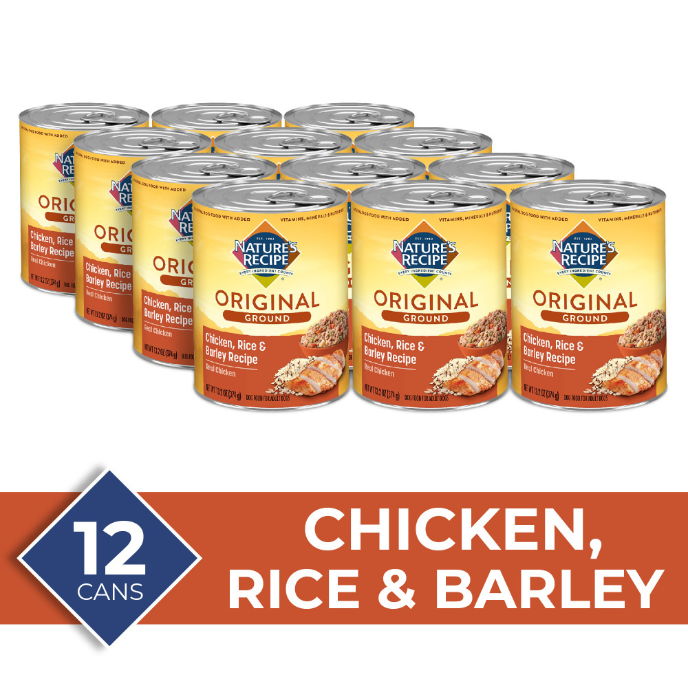 
                  
                    Nature's Recipe Easy to Digest Chicken Rice Barley Homestyle Ground Canned Dog Food
                  
                