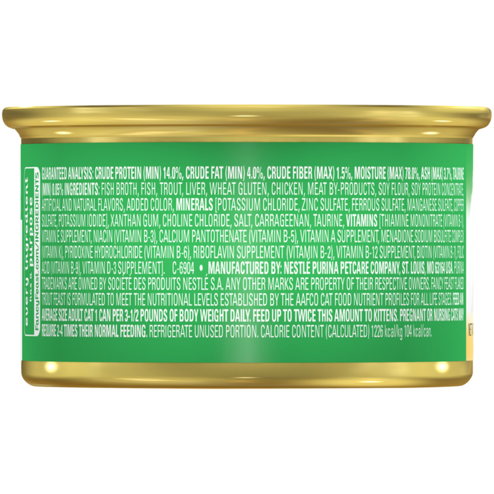 
                  
                    Fancy Feast Flaked Trout Canned Cat Food
                  
                