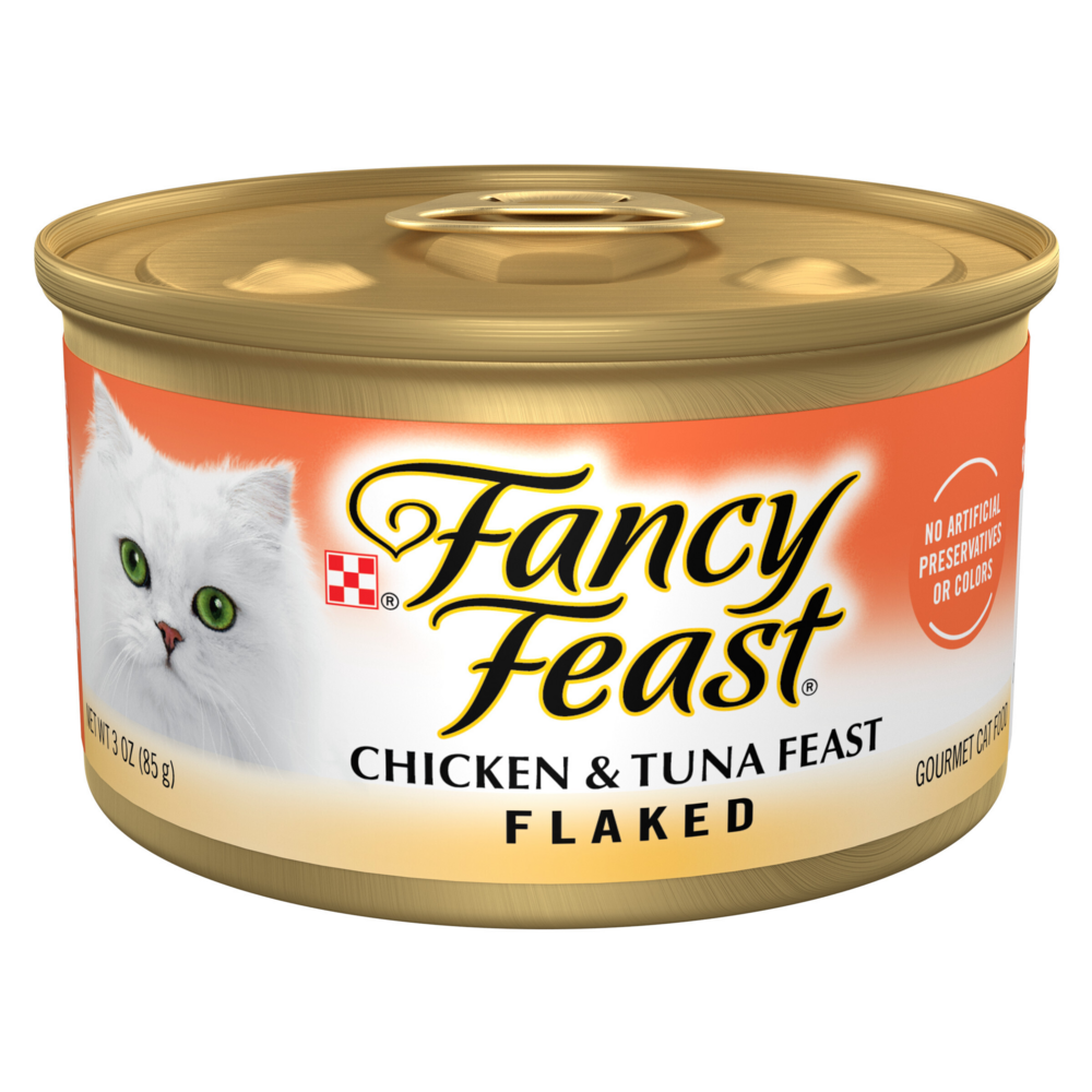 
                  
                    Fancy Feast Flaked Chicken and Tuna Canned Cat Food
                  
                