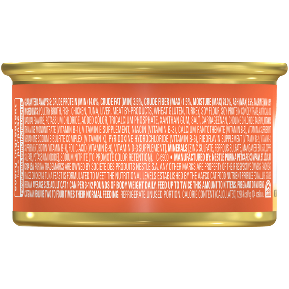 
                  
                    Fancy Feast Flaked Chicken and Tuna Canned Cat Food
                  
                