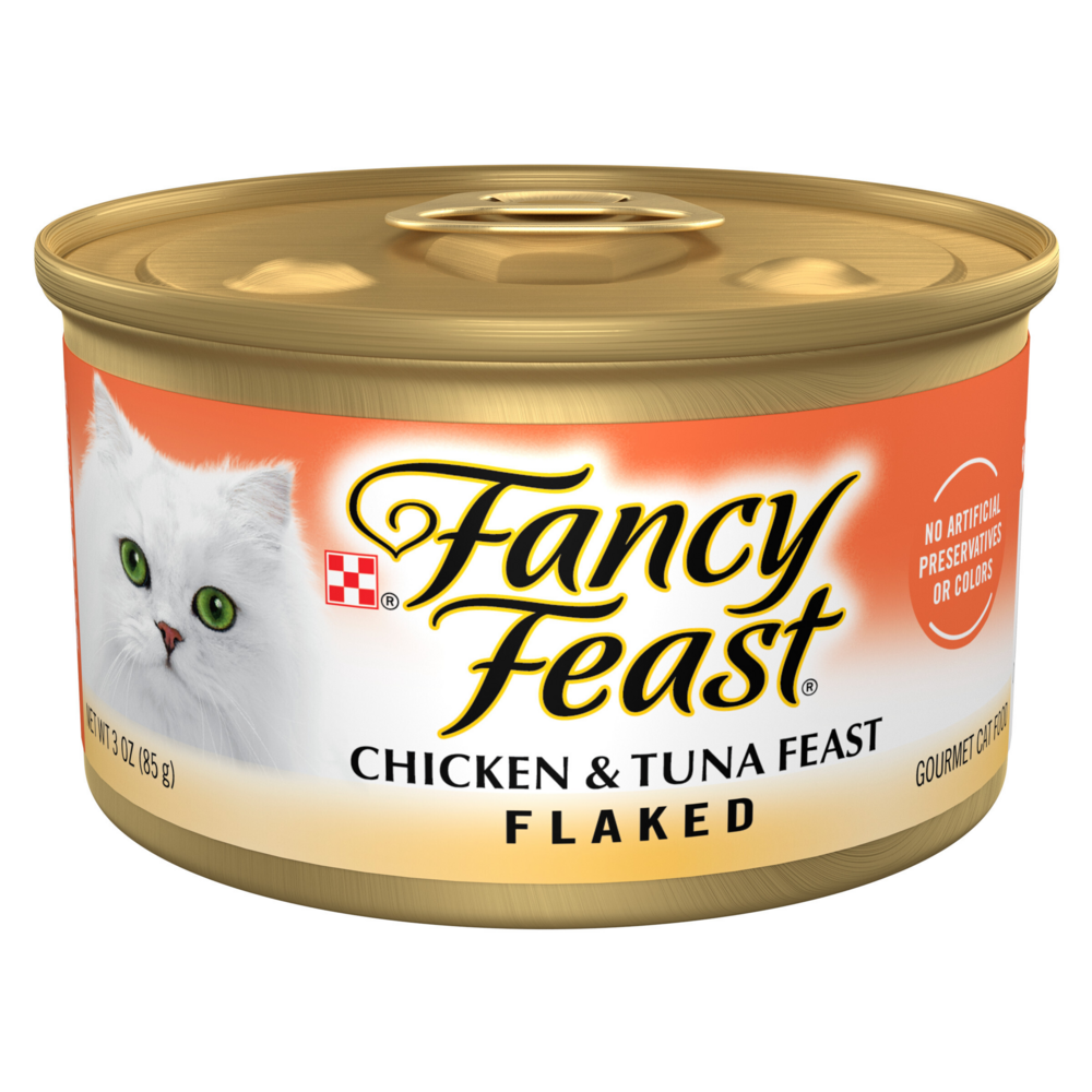 Fancy Feast Flaked Chicken and Tuna Wet Cat Food