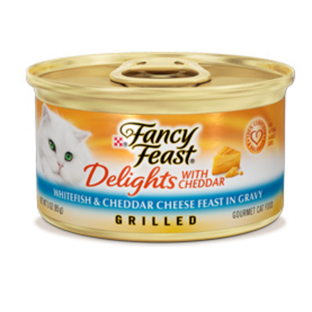 Fancy Feast Delights Whitefish and Cheddar Cheese Canned Cat Food