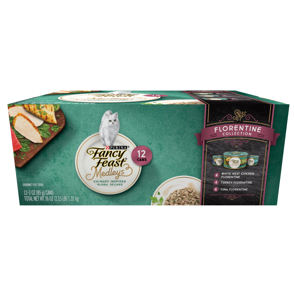 Fancy Feast Elegant Medleys Florentine Variety Pack Wet Cat Food