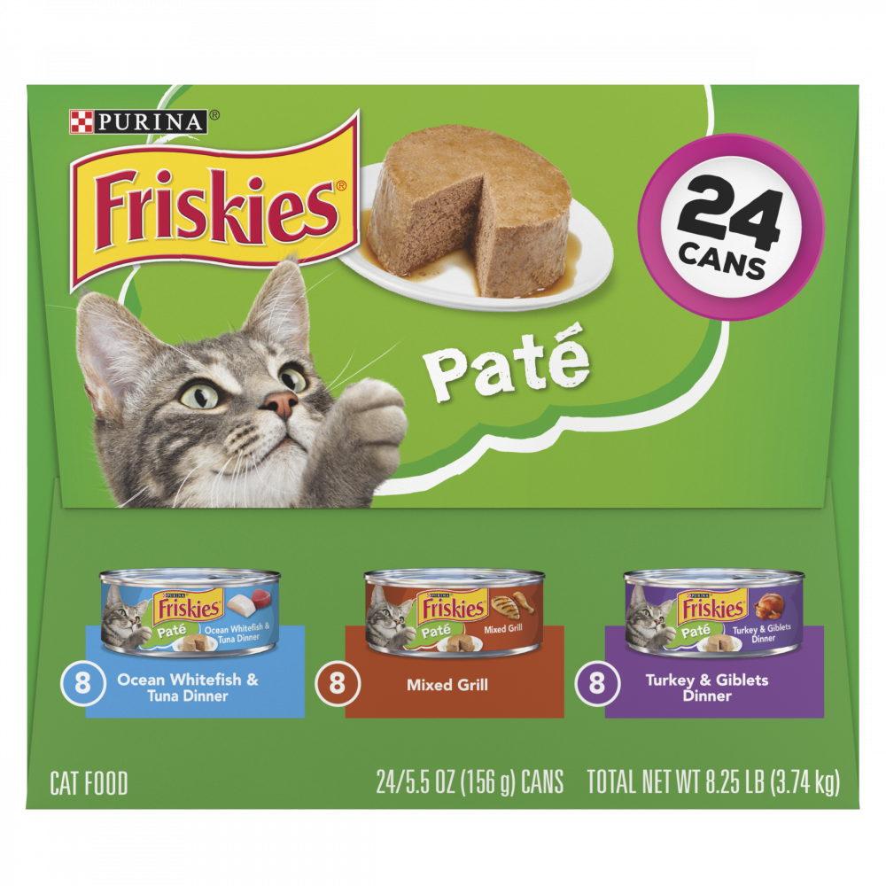 Purina Friskies Classic Pate Variety Pack Canned Cat Food
