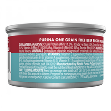 Load image into Gallery viewer, Purina ONE Grain Free Premium Pate Beef Canned Cat Food