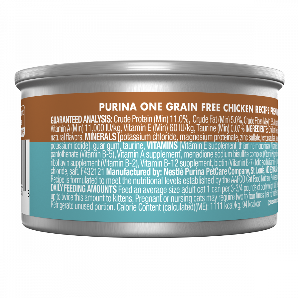 
                  
                    Purina ONE Grain Free Pate Chicken Canned Cat Food
                  
                