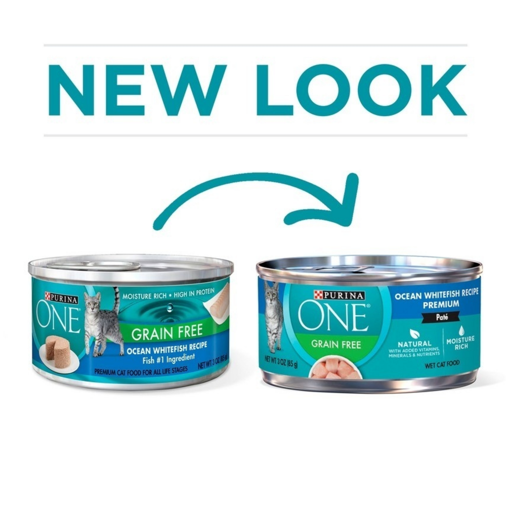 
                  
                    Purina ONE Grain Free Premium Pate Whitefish Canned Cat Food
                  
                