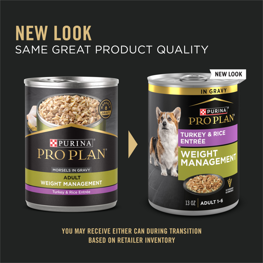 Purina Pro Plan Weight Management Turkey and & Rice Wet Dog Food