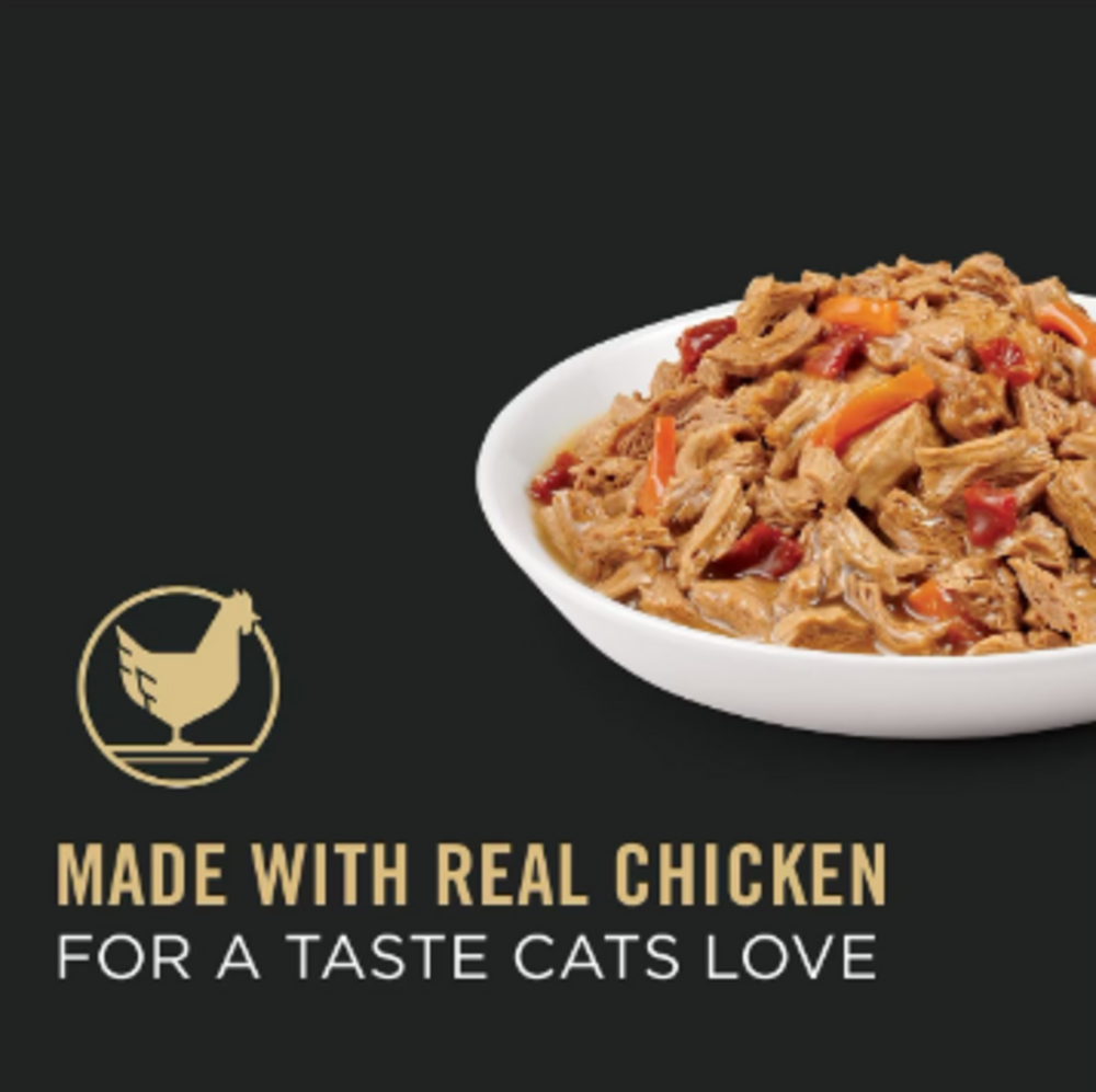 Purina Pro Plan Complete Essentials Chicken and Vegetables in Gravy Wet Cat Food