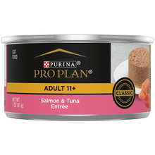 Load image into Gallery viewer, Purina Pro Plan Focus Senior Cat 11+ Salmon &amp; Tuna Entree Canned Cat Food