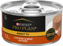 Load image into Gallery viewer, Purina Pro Plan Senior Cat 11 + Chicken &amp; Beef Entree Canned Cat Food