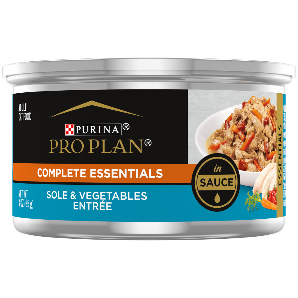 Purina Pro Plan Complete Essentials Sole and Vegetables in Sauce Wet Cat Food
