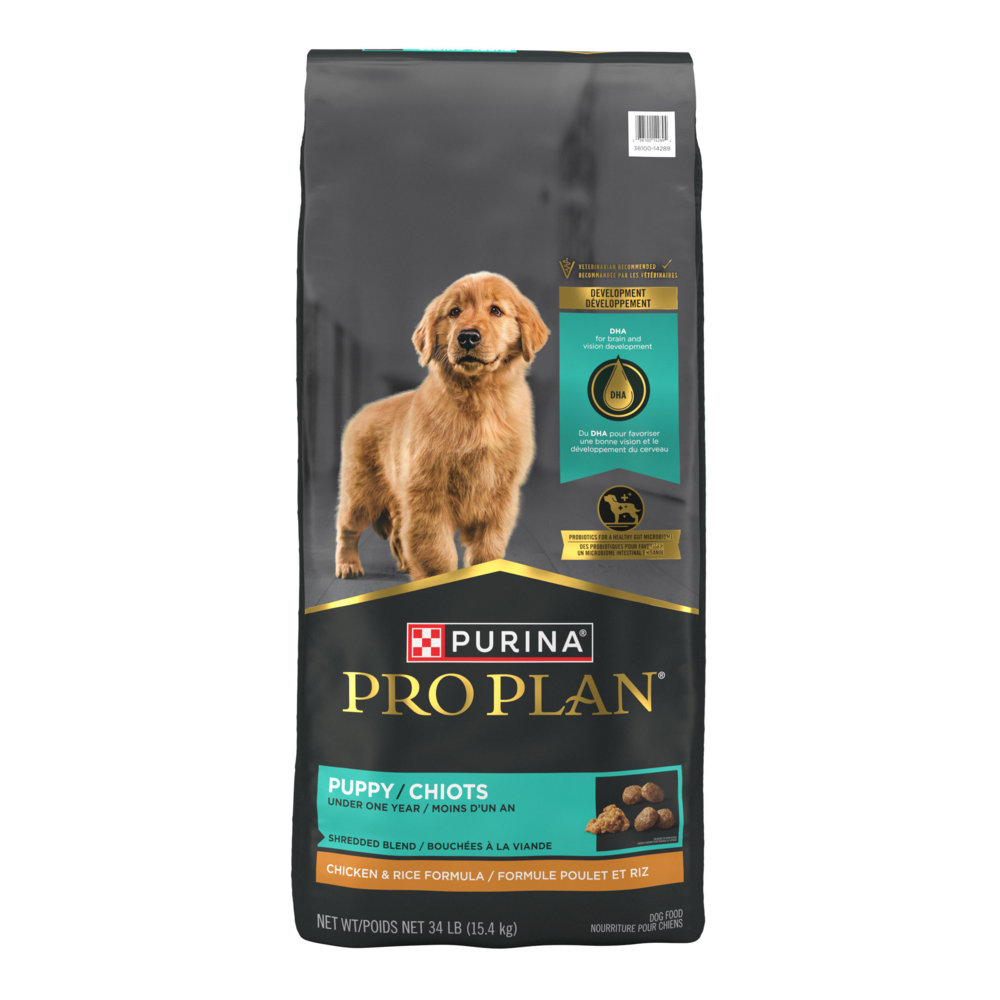 Purina Pro Plan Shredded Blend Chicken and Rice Dry Puppy Food