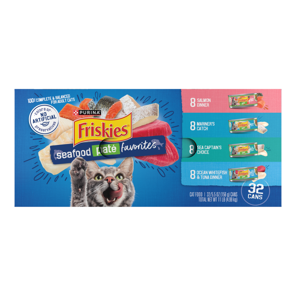 Purina Friskies Seafood Favorites Variety Pack Wet Cat Food