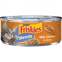 Load image into Gallery viewer, Friskies Savory Shreds with Chicken in Gravy Canned Cat Food