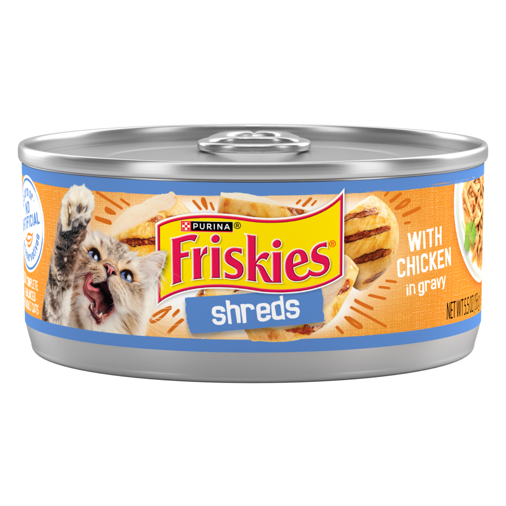 Purina Friskies Savory Shreds Chicken in Gravy Wet Cat Food