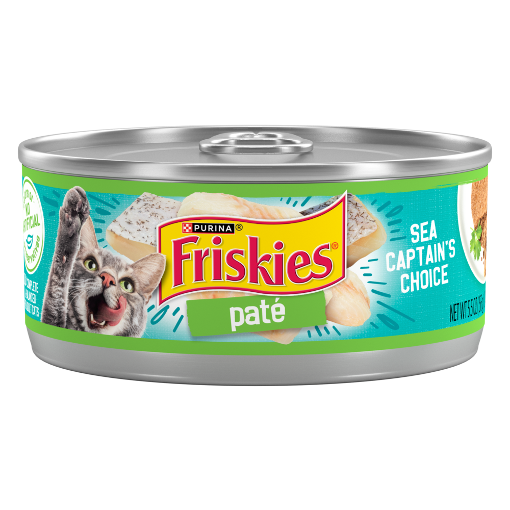 Purina Friskies Pate Sea Captains Choice Wet Cat Food