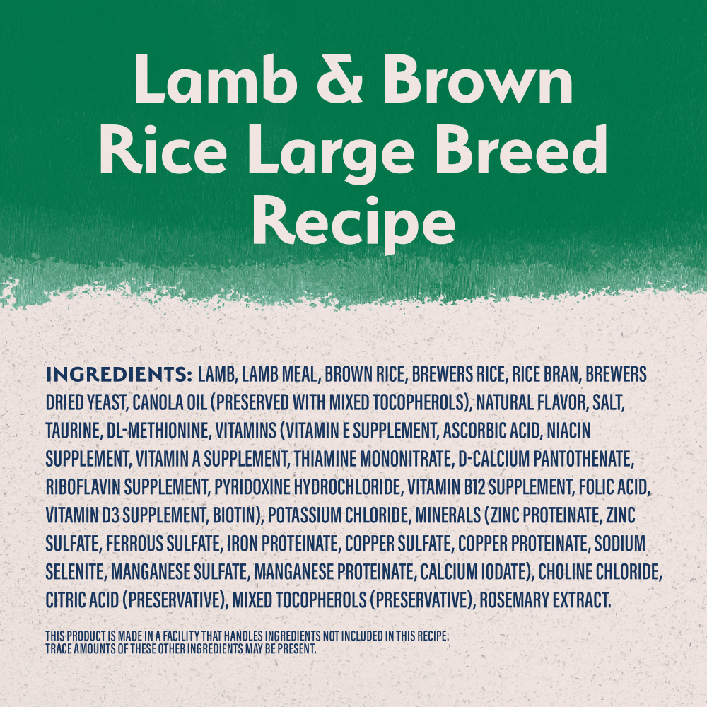 
                  
                    Natural Balance Limited Ingredient Lamb & Brown Rice Large Breed Recipe Dry Dog Food
                  
                