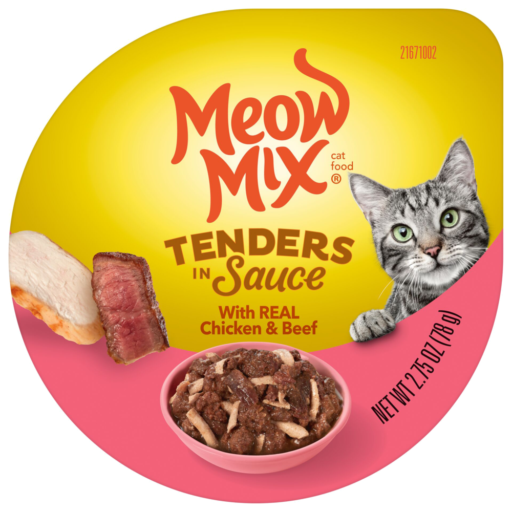 
                  
                    Meow Mix Tender Favorites Real Chicken and Beef in Gravy Cat Food Cups
                  
                