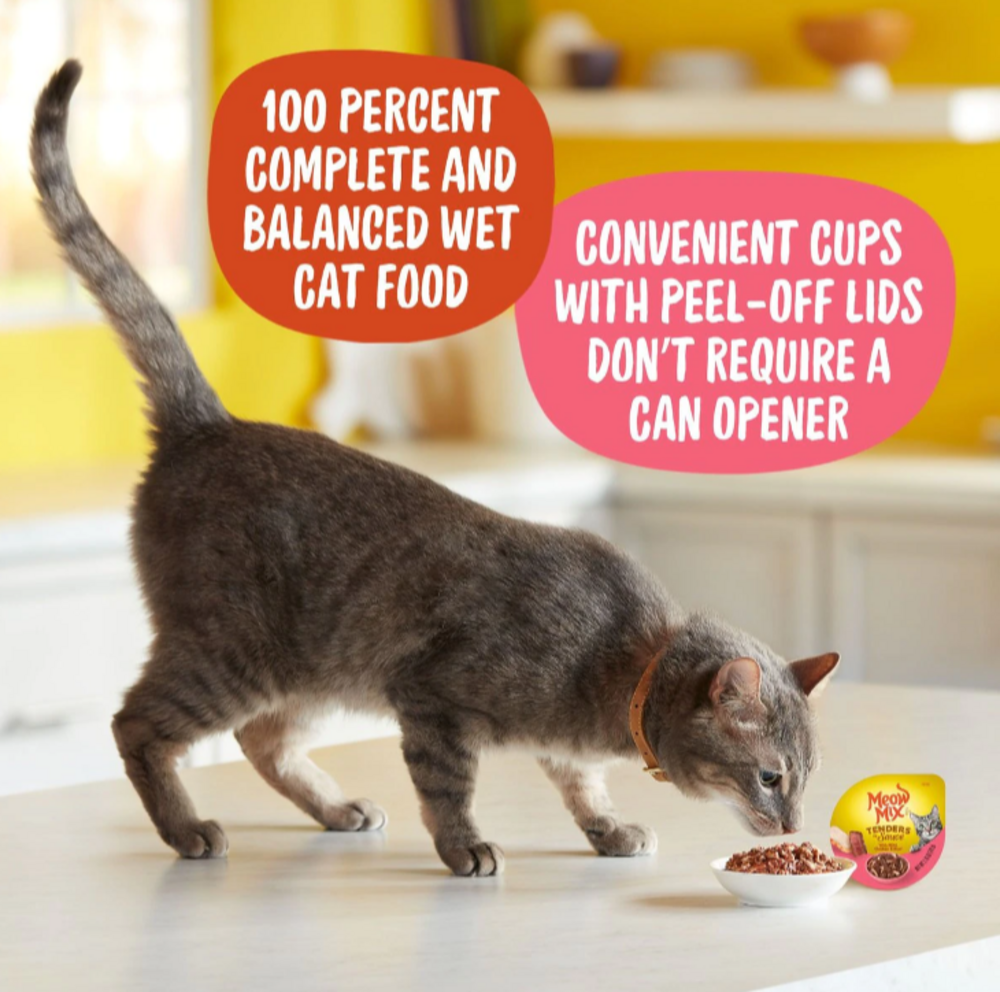 
                  
                    Meow Mix Tender Favorites Real Chicken and Beef in Gravy Cat Food Cups
                  
                