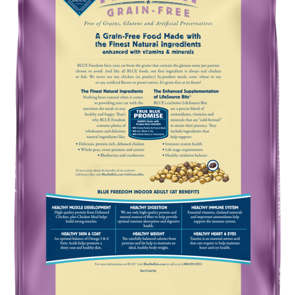 
                  
                    Blue Buffalo Freedom Grain-Free Indoor Adult Chicken Recipe Dry Cat Food
                  
                