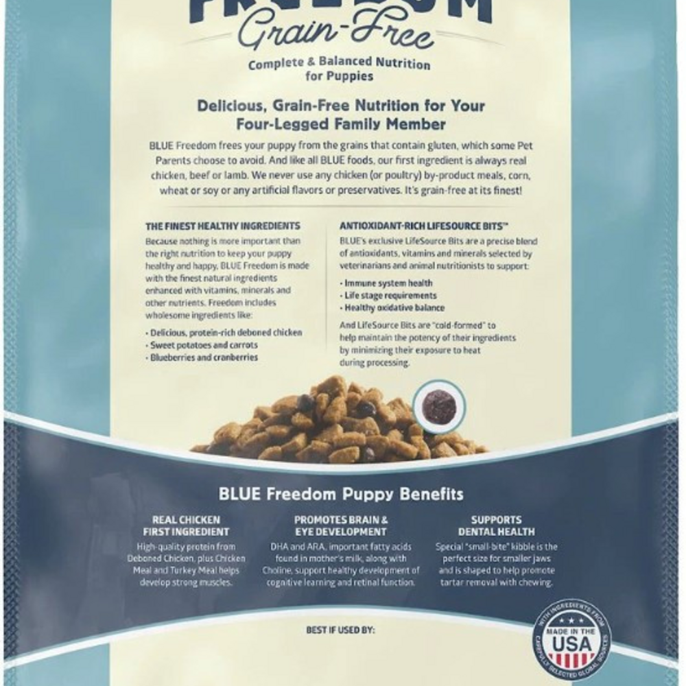 
                  
                    Blue Buffalo Freedom Grain-Free Puppy Chicken Recipe Dry Dog Food
                  
                