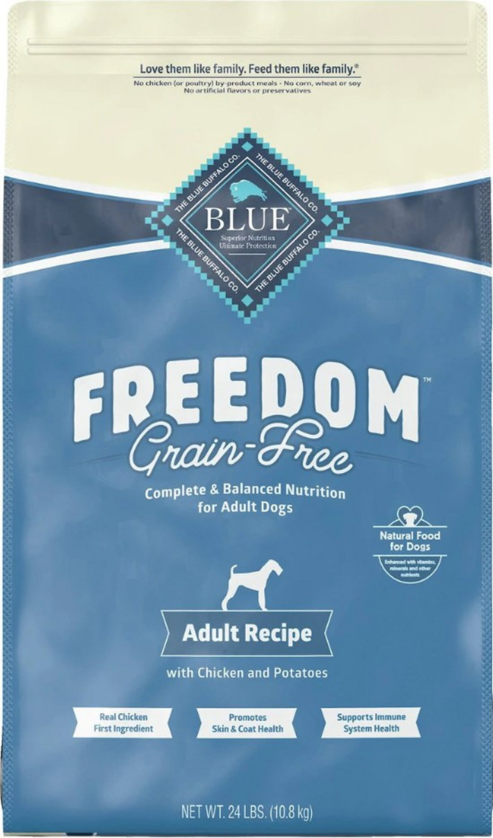 Blue Buffalo Freedom Grain-Free Adult Chicken Recipe Dry Dog Food