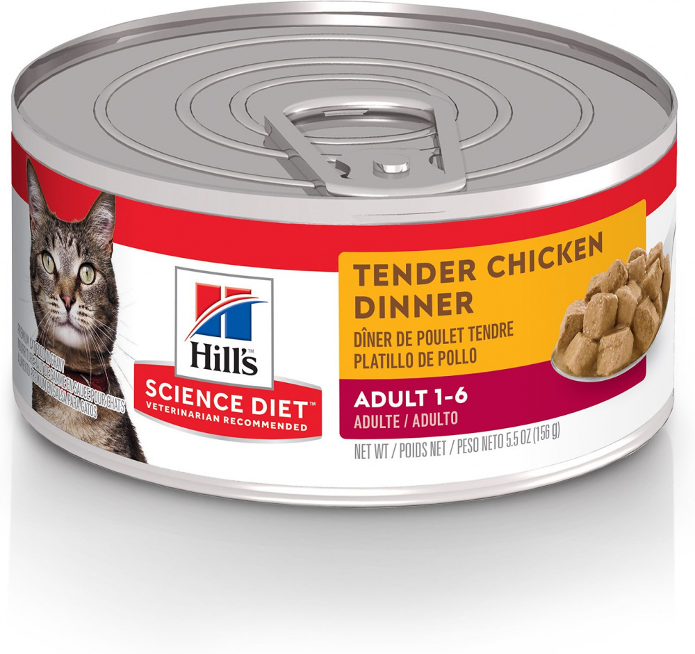 
                  
                    Hill's Science Diet Adult Tender Chicken Dinner Canned Cat Food
                  
                