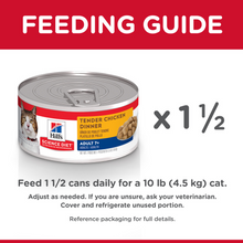 Load image into Gallery viewer, Hill&#39;s Science Diet Senior 7+ Tender Chicken Canned Cat Food