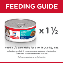 Load image into Gallery viewer, Hill&#39;s Science Diet Adult 7+ Tender Tuna Dinner Canned Cat Food