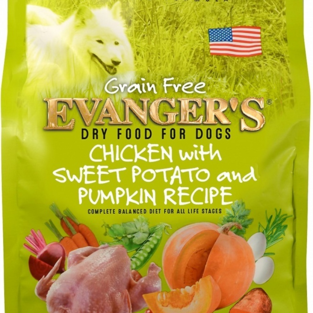 Evangers Grain Free Chicken Sweet Potato and Pumpkin Dry Dog Food