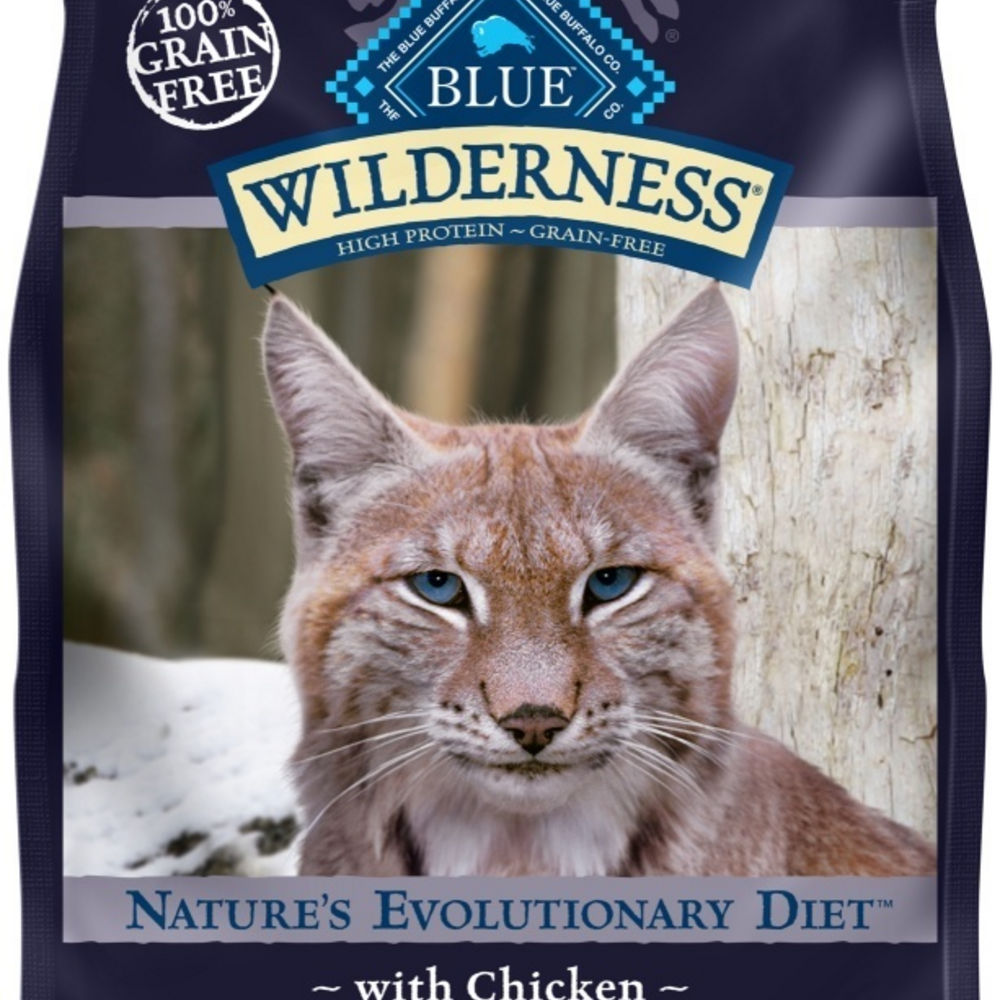 Blue Buffalo Wilderness High-Protein Grain-Free Mature Chicken Recipe Dry Cat Food