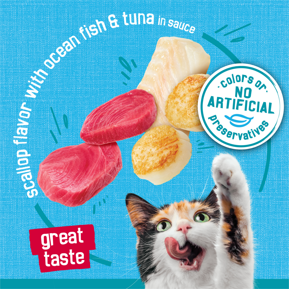 
                  
                    Friskies Tasty Treasures Prime Fillet with Ocean Fish & Tuna Scallop Flavor Canned Cat Food
                  
                