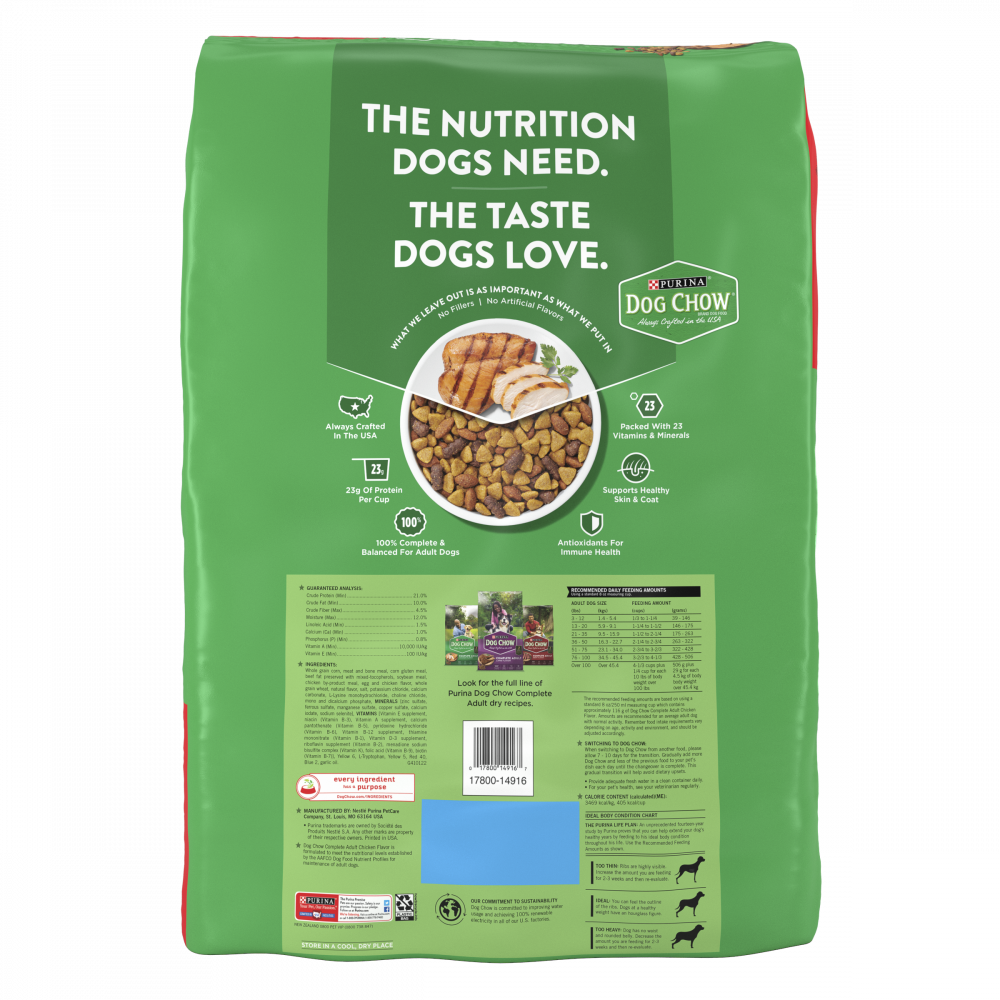 
                  
                    Purina Dog Chow Complete and Balanced Dry Dog Food
                  
                