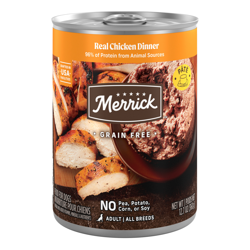 Merrick Grain Free 96% Real Chicken Canned Dog Food