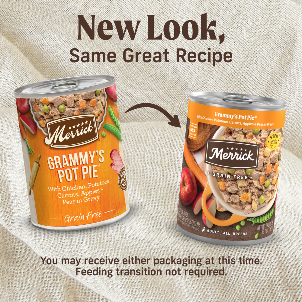 Merrick Grain Free Grammy's Pot Pie Canned Dog Food