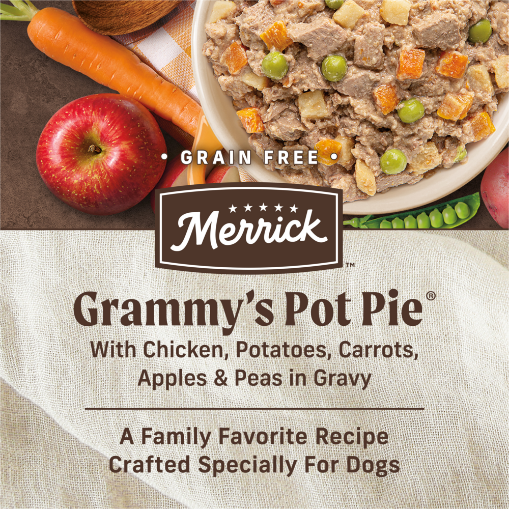 
                  
                    Merrick Grain Free Grammy's Pot Pie Canned Dog Food
                  
                