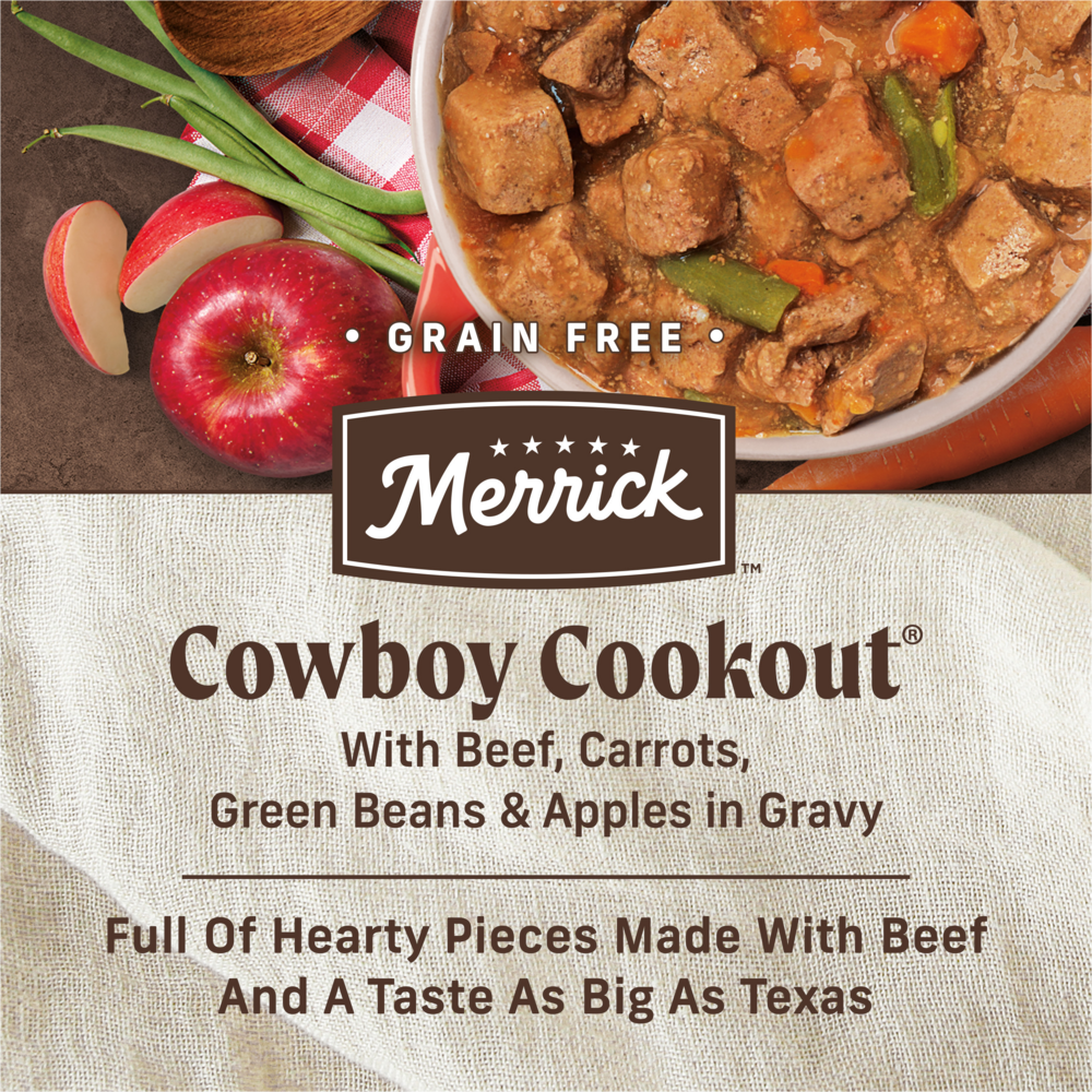 
                  
                    Merrick Grain Free Cowboy Cookout Canned Dog Food
                  
                