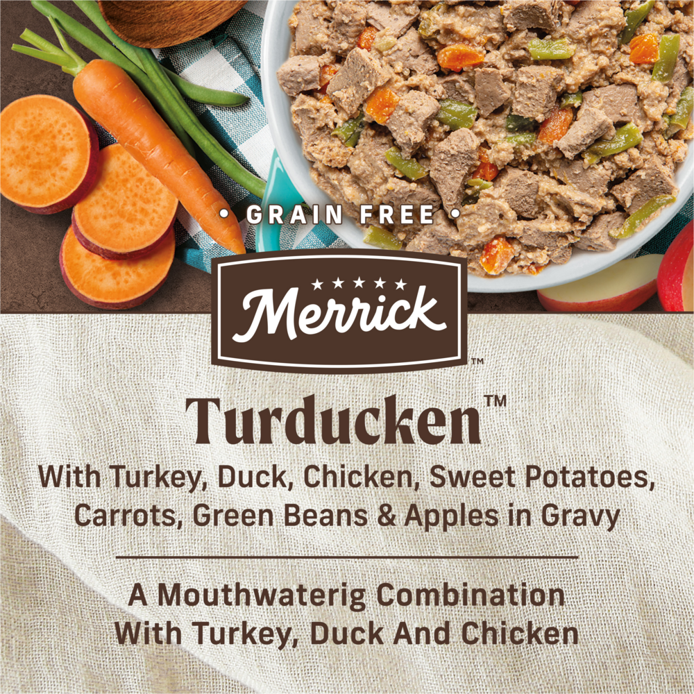 
                  
                    Merrick Grain Free Turducken Canned Dog Food
                  
                