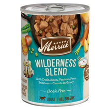 Load image into Gallery viewer, Merrick Grain Free Wilderness Blend Canned Dog Food