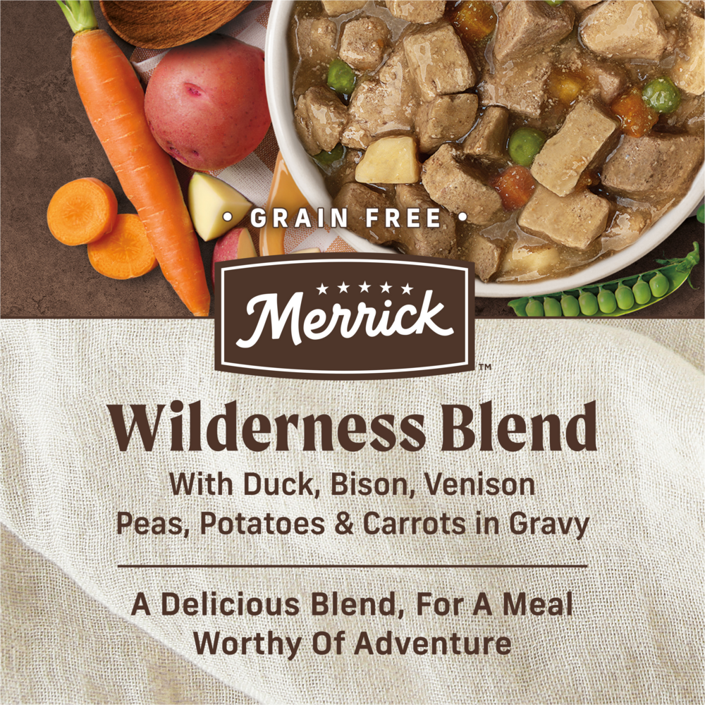 
                  
                    Merrick Grain Free Wilderness Blend Canned Dog Food
                  
                